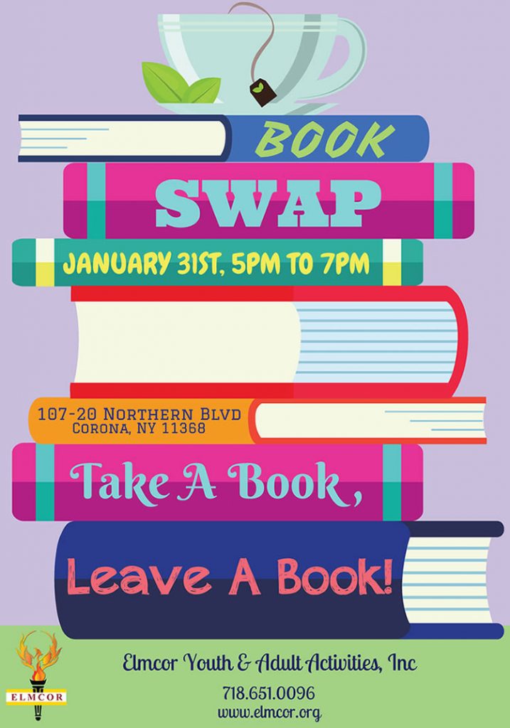 Elmcor Book Swap – Elmcor Youth and Adult Activity, Inc.